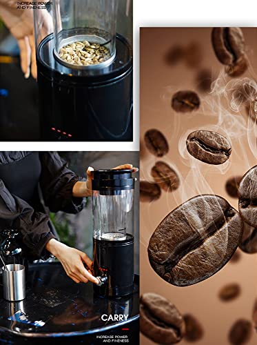 Torrador de café elétrico doméstico automático de ar quente, padeiro de café, máquina de assar com f