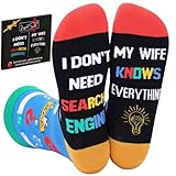 IRISGOD Funny Nerd Socks | Cool Stocking Stuffers | Holidday Gifts For Men and Women