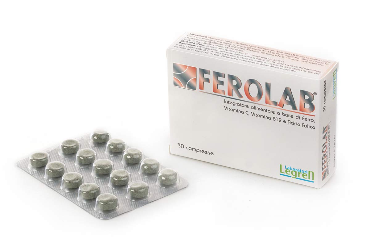 Integratore Alimentare Di Ferro Ferolab 30 Compresse