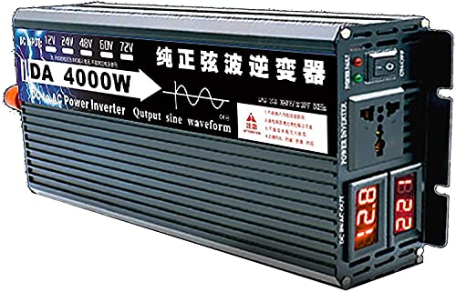 Inversor de Onda sinusoidal Pura 3000W 4000W 5000W 6000W 8000W DC 12V 24V 48V 60V a AC 220V 230V...