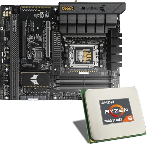 Mainboard Bundle | AMD Ryzen 9 7900X 12x4700 MHz, ASUS TUF Gaming B650-PLUS WiFi, 3X M.2 Port, 6X SATA 6Gb/s, USB 3.2 Gen2 | Tuning Kit | CSL PC Aufrüstkit