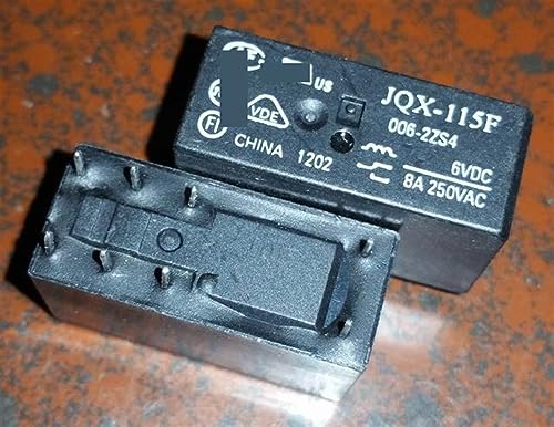 Relais JQX-115F 006-2ZS4 MOBYAT 6V 8A à 8 broches pour circuit imprimé