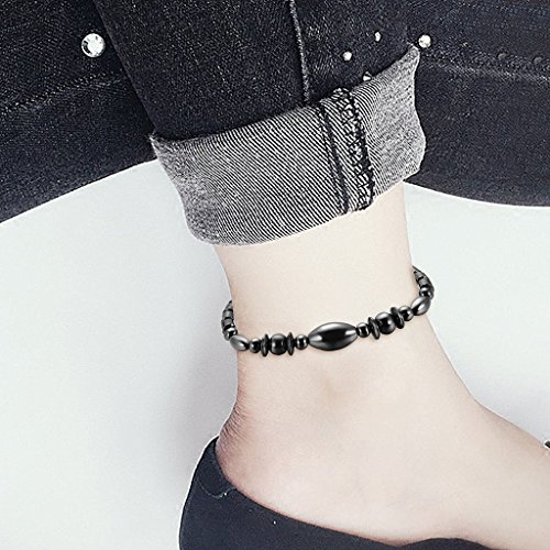 Preisvergleich Produktbild ECMQS Magnetfeldtherapie Fußkettchen, Gesunde Gewichtsabnahme Ankle Armband Für Frauen Männer Schmuck Neue (#311)