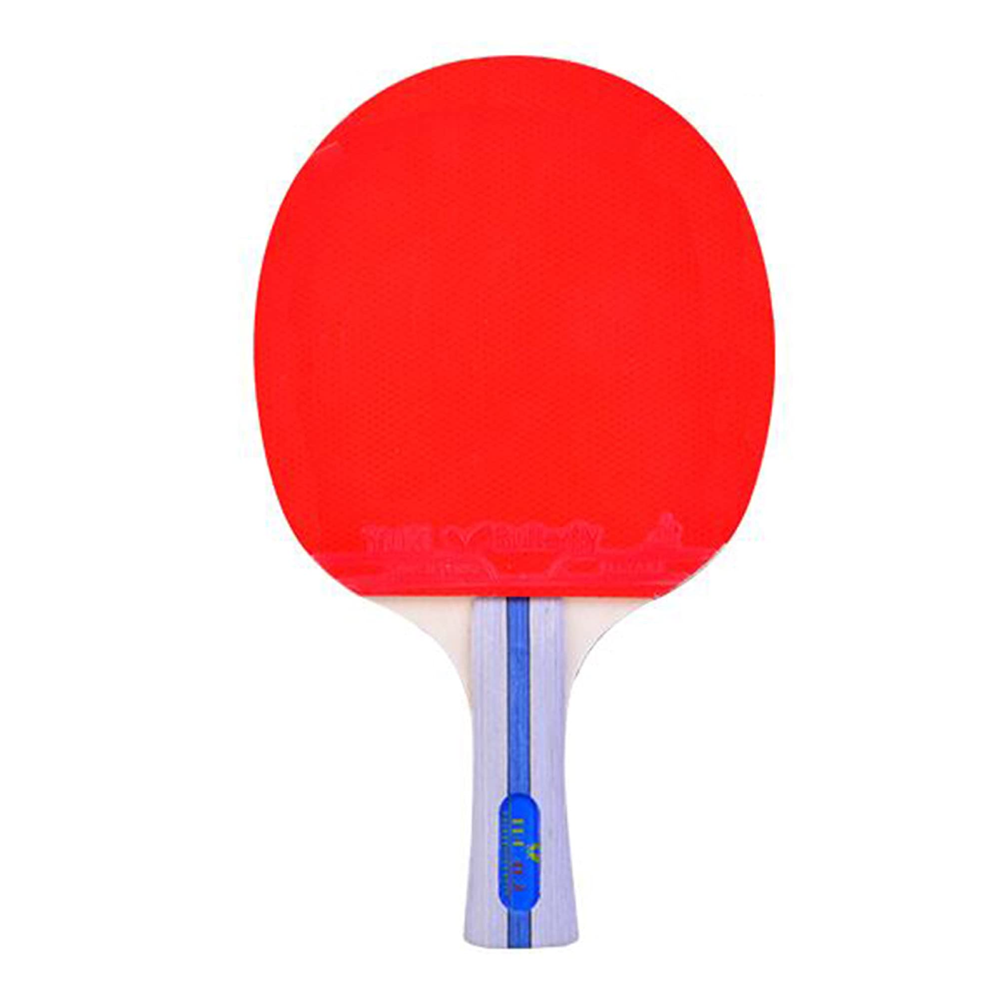 Table Tennis Bats, Professional Ping Pong Paddle with Bat Case ITTF Approved Rubber Racket(Long Handle)