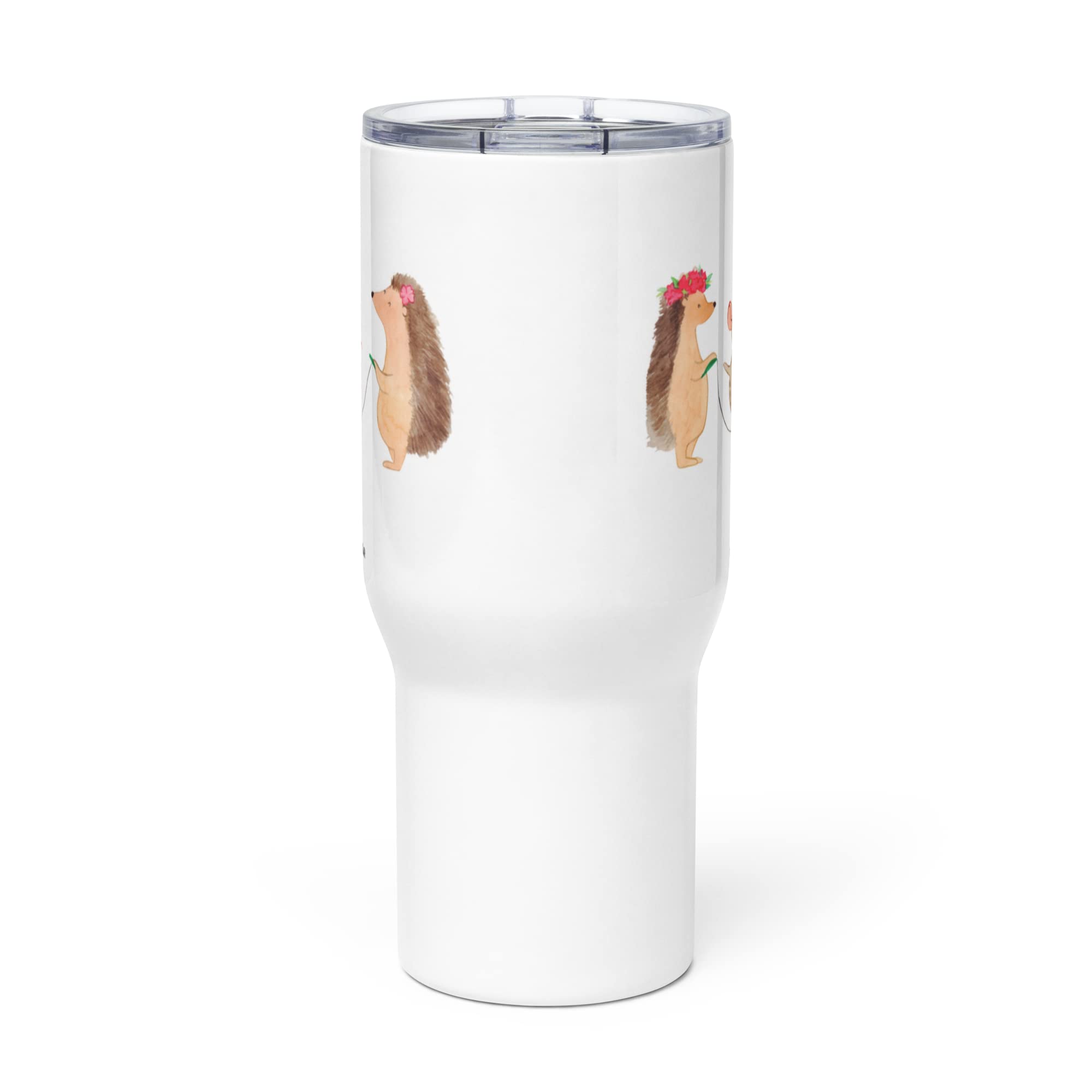 Mr. & Mrs. Panda Kaffee-to-go-Becher Igel Seilhüpfen - Geschenk, Lustige Sprüche, thermosbecher, Kindergarten, Thermos-Becher, Trinkgefäß, Maus, Teetasse, Kinder, Seilspringen, Thermobecher