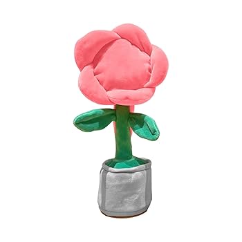 5eL “Electric Dancing Flower” - Red Solar Powered Dancing Flower Desk Toys, Set of 6, Warm Fuzzy