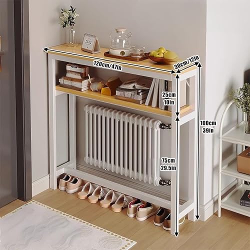 Mesa consola con elegante solución de almacenamiento para pasillos estrechos 3