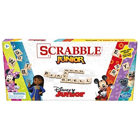 Hasbro Gaming Scrabble Junior: Disney Junior Edition Board Game Cover