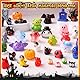 DTYDECLE 50 Stück Mini Harz Figuren Halloween, Kleine Harz Miniaturen Figuren für Halloween Party Garten Deko Geschenke