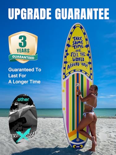 Image of Niphean Inflatable Stand Up Paddle Board with SUP Accessories, Anti-Slip EVA Deck, 10'6'' Inflatable Paddle Boards for Adults & Youth of All Skill Levels