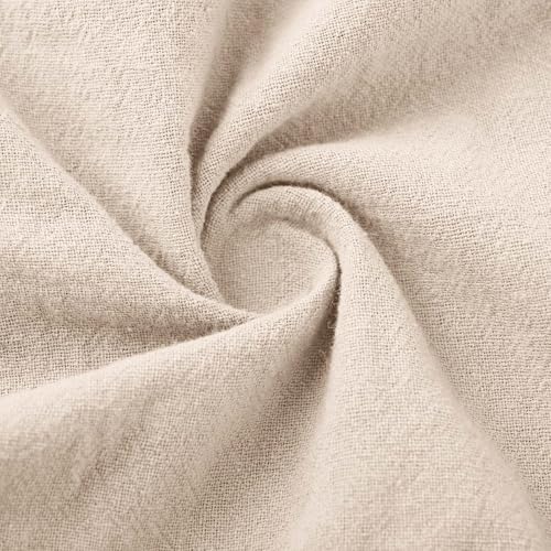 HGps8w Linen Pants for Women 2025 Summer Loose Elastic Waist Lightweight Casual Versatile Baggy Lounge Trousers with Pockets4