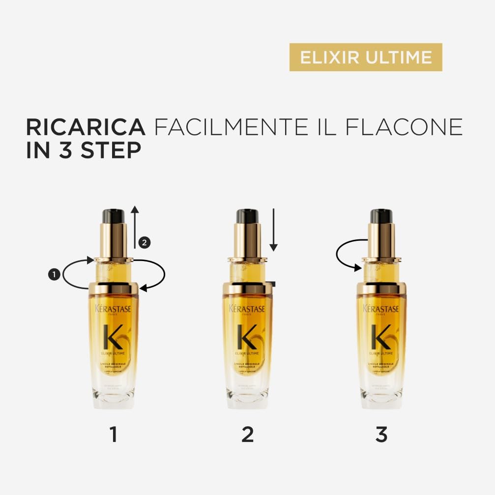 Kérastase L'Huile Originale Elixir Ultime Olio Per Capelli Secchi e Spenti 75 ml