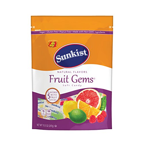 Caramelos Sunkist Fruit Gems surtidos 10.5 oz 6 unidades