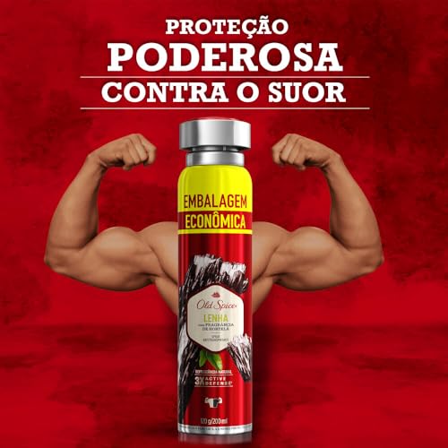 Old Spice Desodorante Spray Antitranspirante Lenha 124G