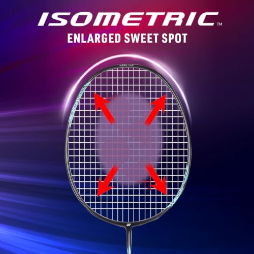 Image of Yonex Graphite Strung Badminton Racquet Voltric Lite 35i (G4, 77 Grams, 30 lbs Tension, Black Green)