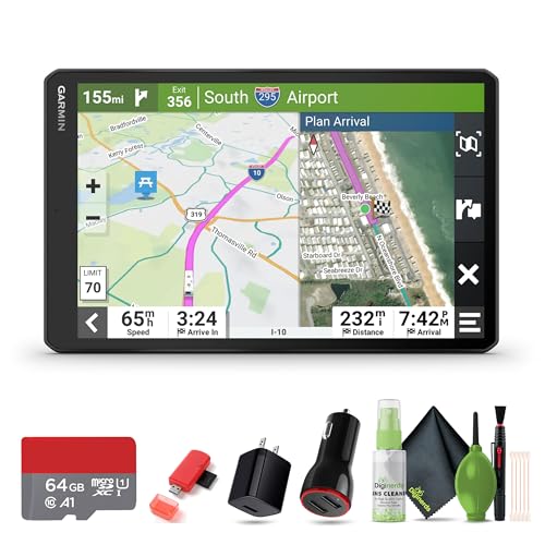 Garmin RV 1095 Bundle with large RV navigator