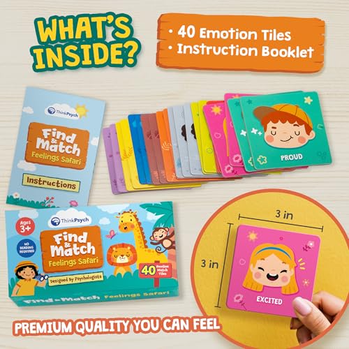 ThinkPsych Find & Match - Feelings Safari miniatura 6
