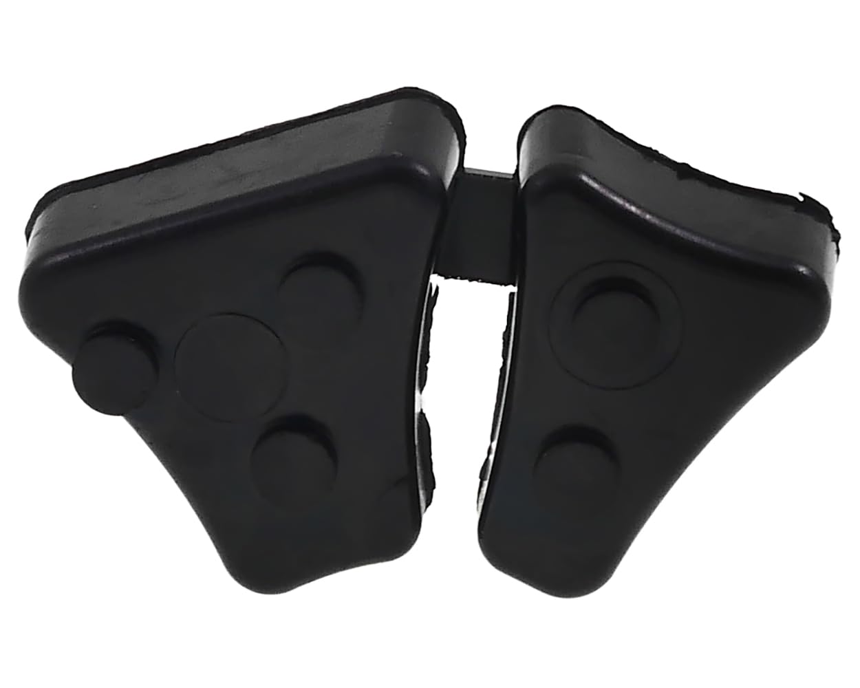 Set di ammortizzatori posteriori per Yamaha MT-03 XT 600 660 XTZ XV 125 250 XVS 250 – 4 pezzi – gomma nera – migliora il comfort di avviamento e cambio marcia – sostituzione per ammortizzatori usurati