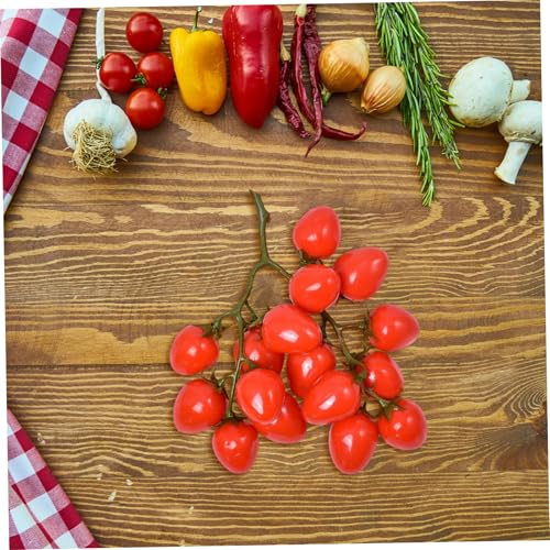 Tomate artificial decorativo con enredaderas para cocina 4