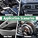 5PCS Auto Trim Removal Tool kit, Car Clip Pry Tools Kit No Scratch Plastic, Car Door Panel Rivet Pliers Tool Kit, Automotive Interior Fastener Puller Remover Body Repair Set for Car