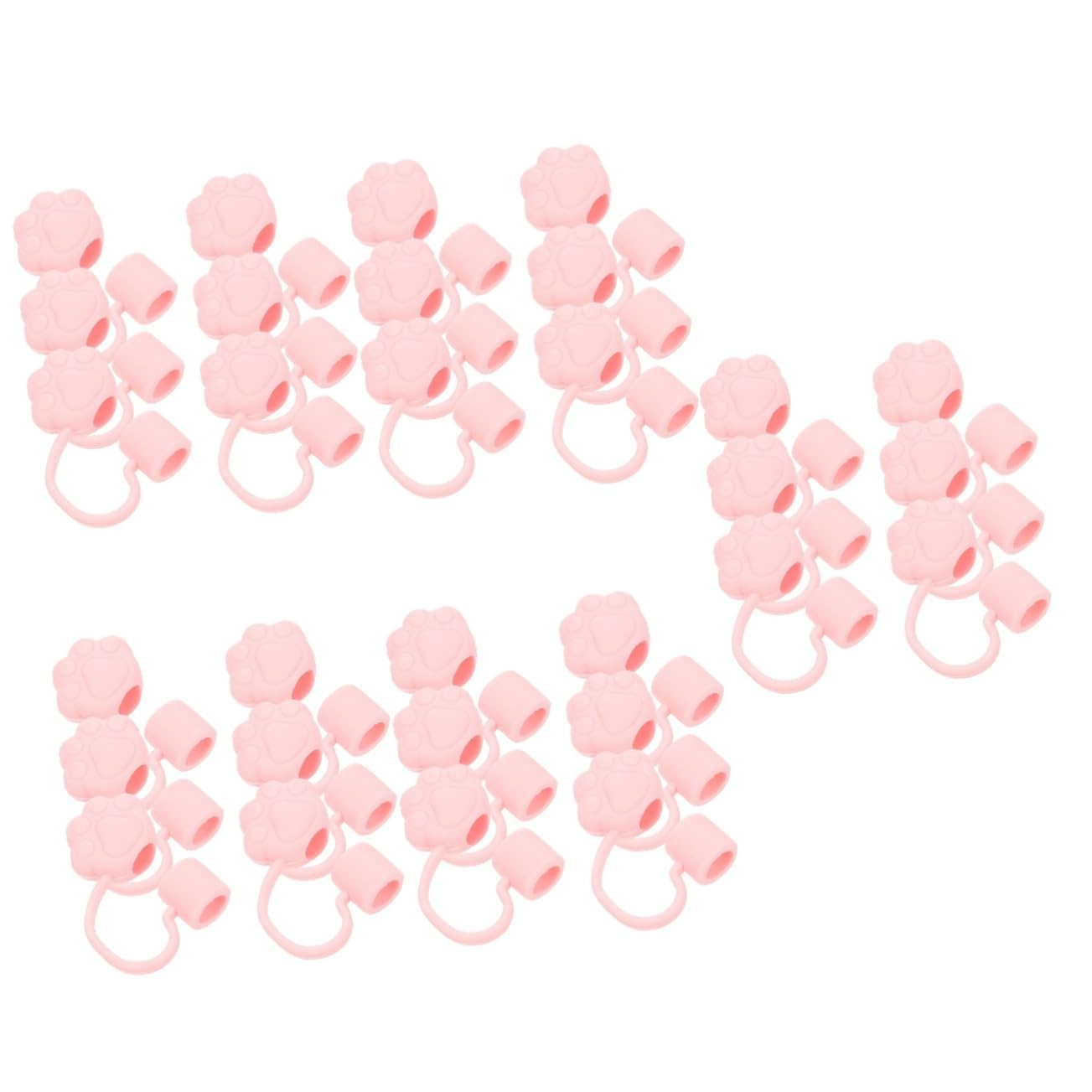Embouts de paille anti-poussière TOPBATHY en silicone lavable pour gobelet de bébé