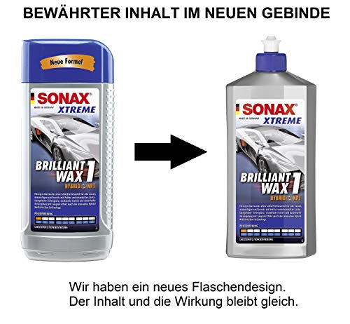 SONAX XTREME Brilliant Wax 2017410, 1 actieset 70 jaar (500 ml) vloeibare harde was, incl. gratis applicatiespons en… - Image 5