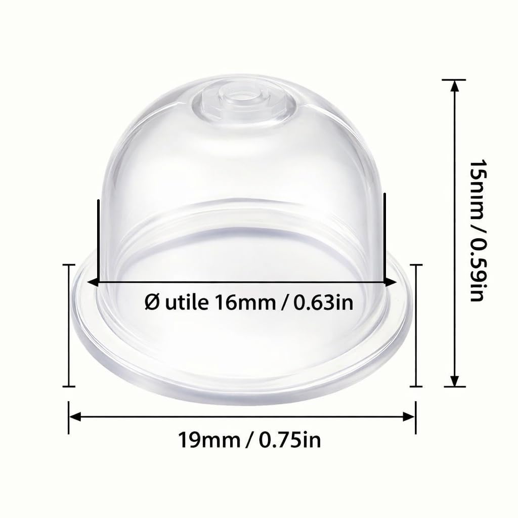 Pompe à Essence Universelle 16mm Haute-Efficacité pour Tondeuse, Débroussailleuse, Taille-Haies