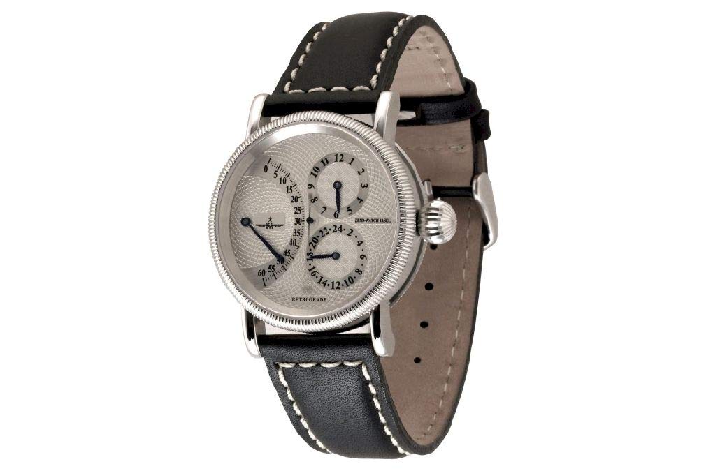 Zeno-Watch Herrenuhr - Retrograde Retrograde + 24h Indication - Limited Edition - Retrograde-g3