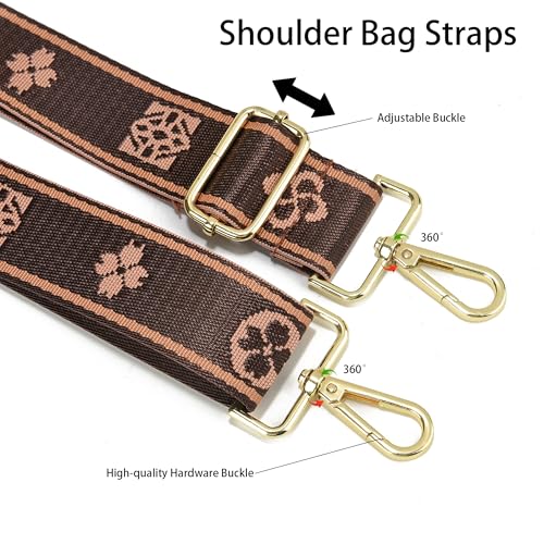 Image of LEMEDE Purse Strap Replacement Crossbody 1.5 inch Wide Shoulder Strap Adjustable Straps Handbag Strap Replacement Belts