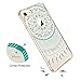 ESR Slim Fit Floral Totem Case for iPhone 8[Anti Scratch PC Back with Soft Bumper][Supports Wireless Charging] Protective Case for iPhone 8(Mint Mandala)