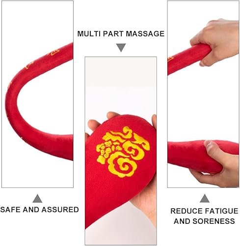 Miniatura 4 de Masajeador de bola Masajeador de espalda Stick Masajeador de mano Martillo de masaje Pat Stick de acupuntura Masaje de cuerpo completo Fatiga