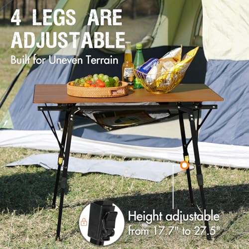 image for PORTAL Camping Table Portable Folding Table Ultra Lightweight Folding 