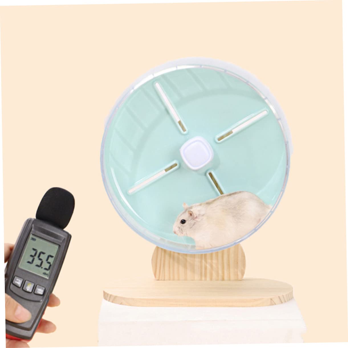 SUPVOX Roue Silencieuse Hamster Roue De Hérisson Exercice Stable pour Animaux De Compagnie