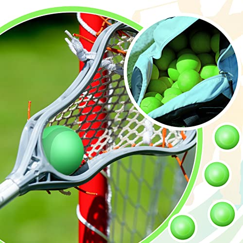 image for Jexine 24 Pieces Lacrosse Ball Massage Ball Bulk Therapy Lacrosse Gift