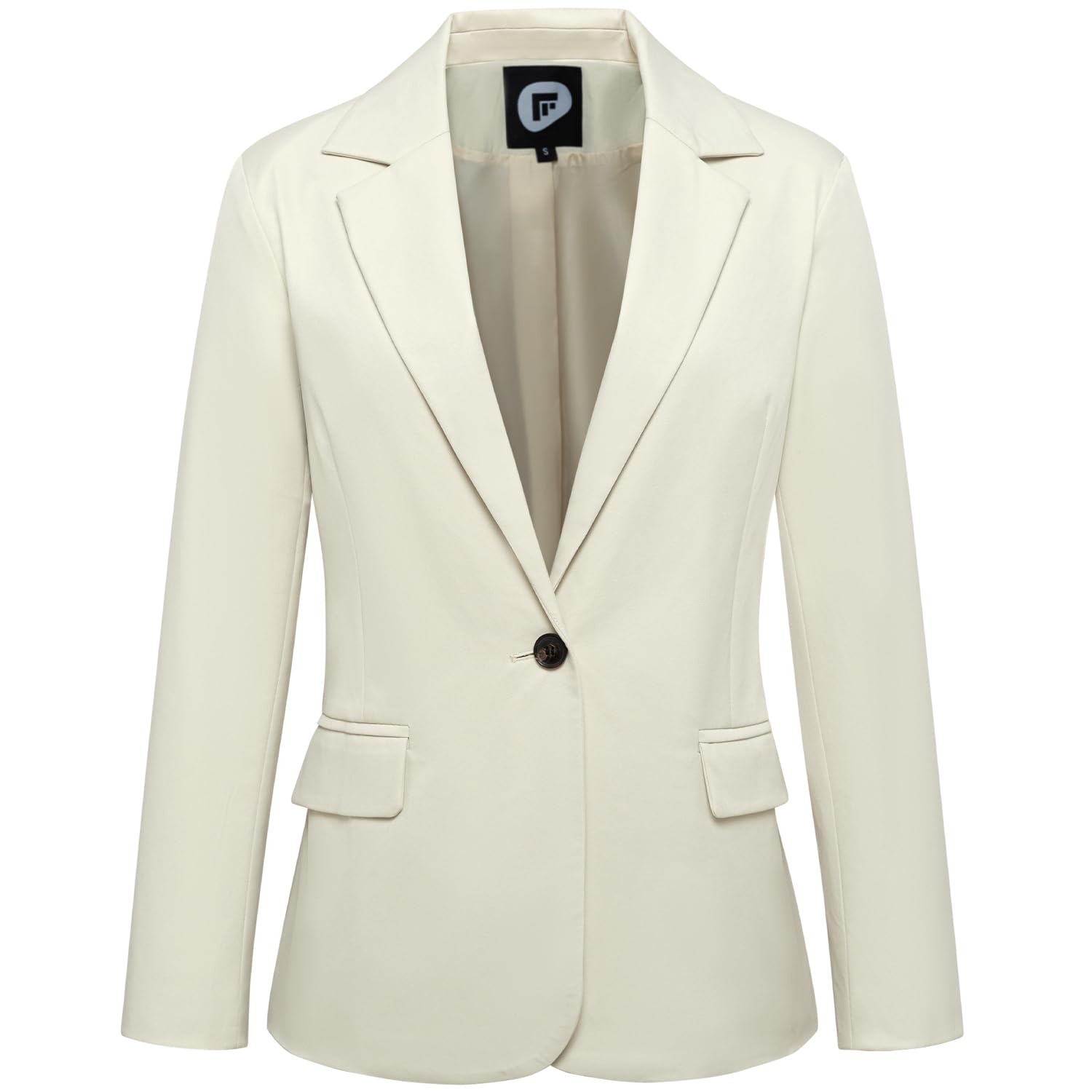 FARVALUEWomen's Blazer Business Office Suit Casual Shoulder Pad Blazer Work Jackets