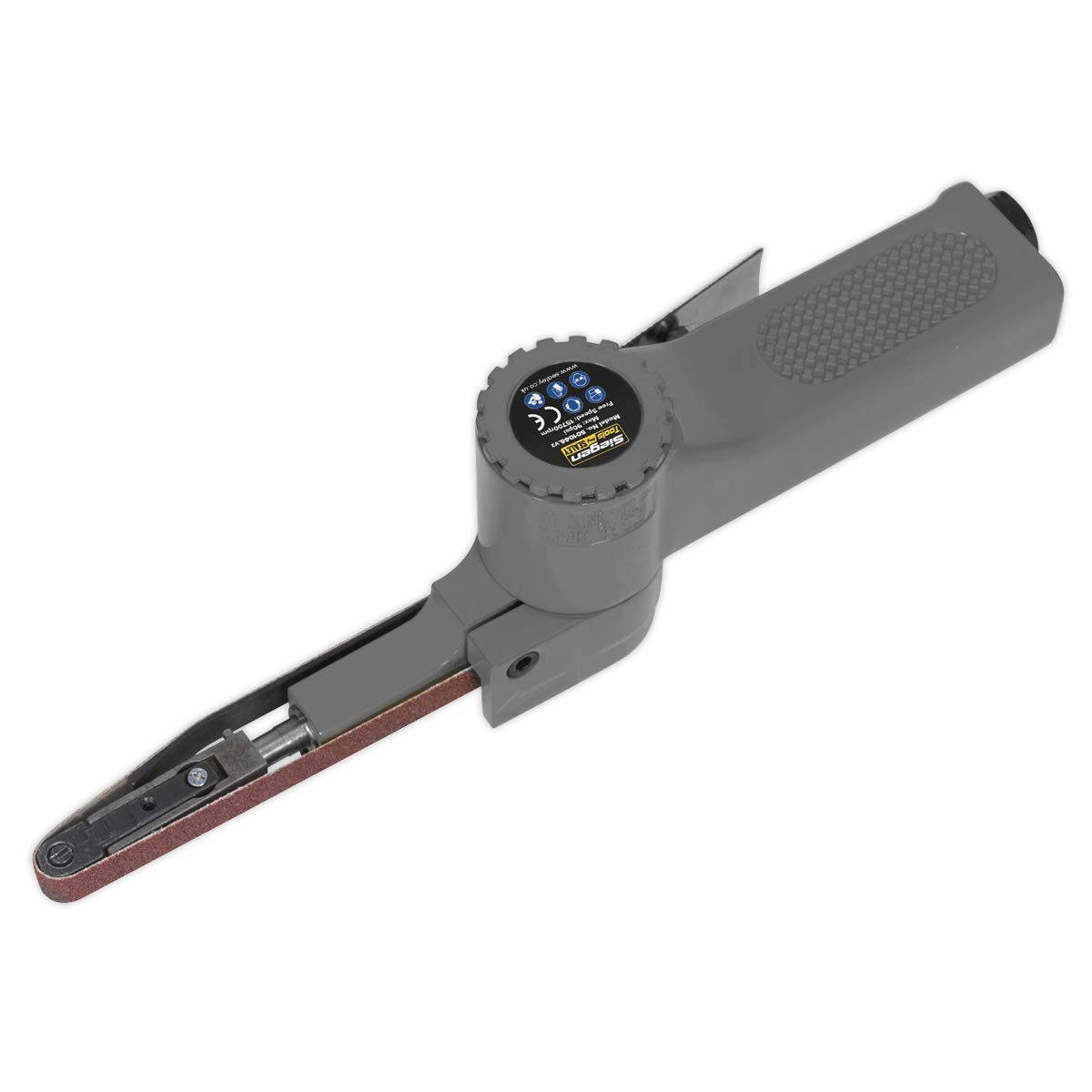 Sealey S01046 Air Belt Sander 10mm x 330mm, Yellow