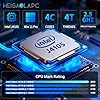 HEIGAOLAPC Mini PC Stick Windows 11 Pro, ordinateur PC Stick HDMI 4K, ordinateur portable sans ventilateur avec Intel J4105, 2,5 GHz, 8 Go, 128 Go, ultra petit ordinateur de bureau pour la maison et