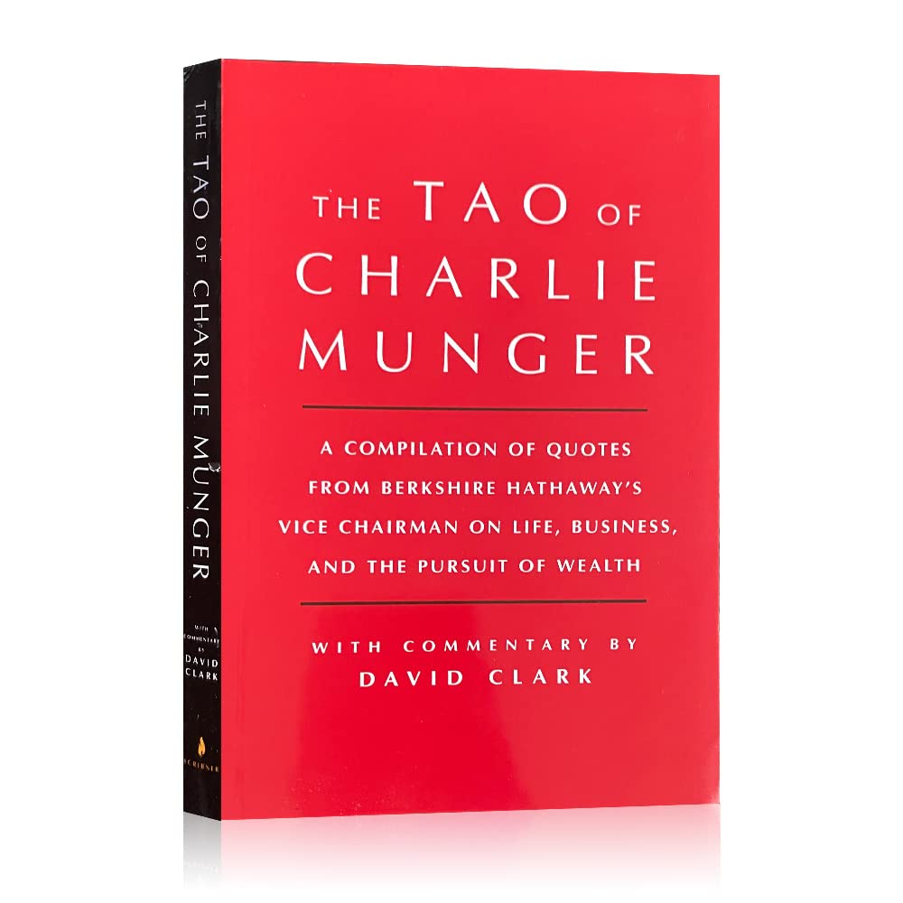 The Tao of Charlie Munger By DAVIDs Clark Financial Investment Idea In English Reading Book for Adlut