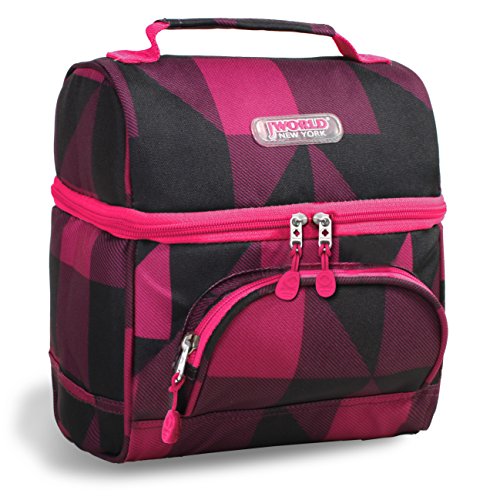 J World New York Corey Lunch Bag, Block Pink, One Size