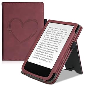 kwmobile flip cover compatibel met Pocketbook Touch Lux 4/Lux 5/Touch HD 3/Color (2020) – Book case met magnetische…