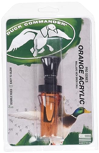 Duck Commander Jase Robertson Pro Series Hunting Duck Call, Orange Acrylic #TOP1