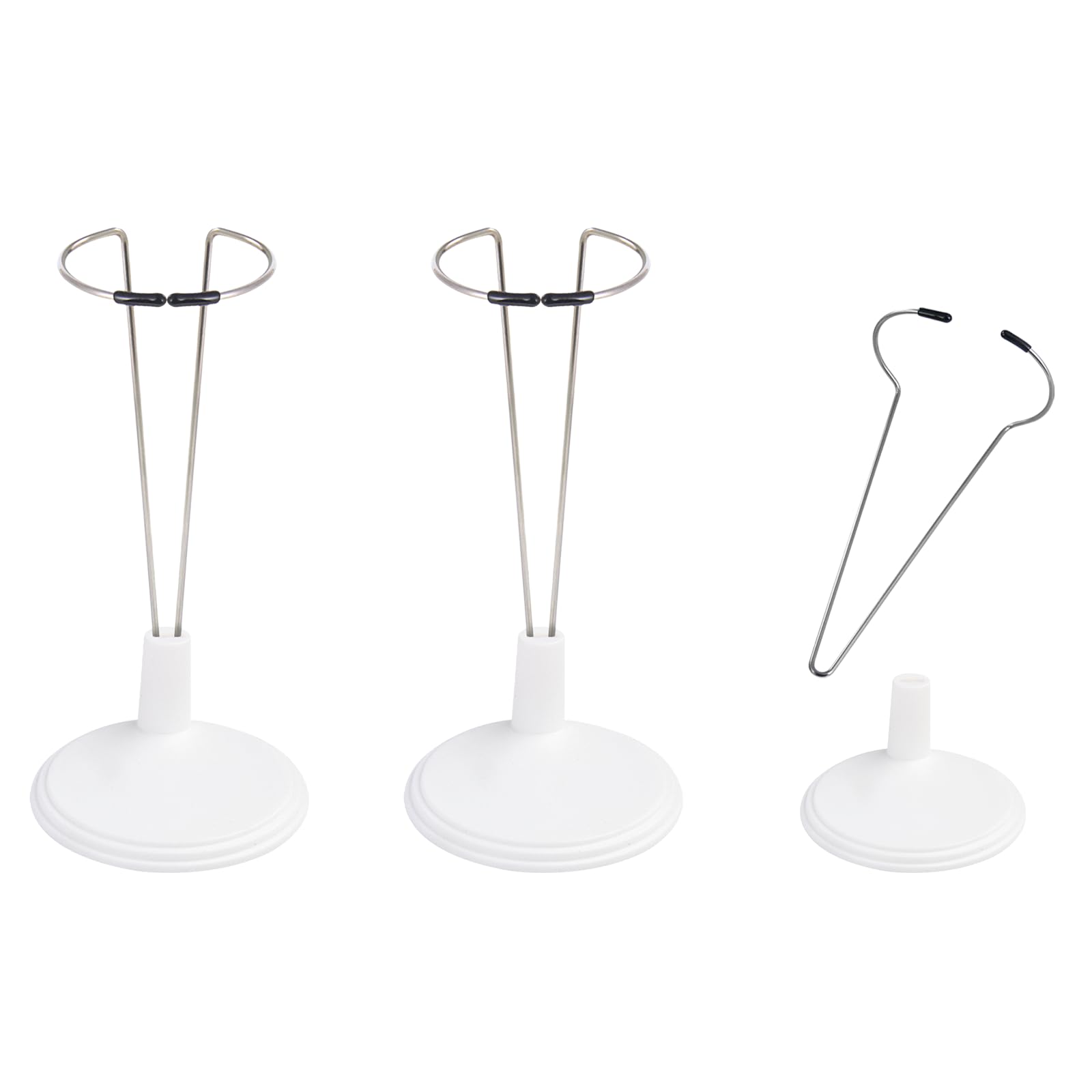 FWKAILEPING 2 Pack Stray Kids Lightstick Support, 5.5inch-1.9inch Lightstick Stand, Refer to Kpop Lightsticks, Twice Lightstick, Skz Lightstick, Ateez Official Lightstick Support（Two White）
