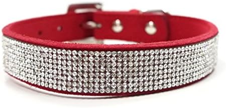 Collar Dogo VIP Bling - RojoPequeño