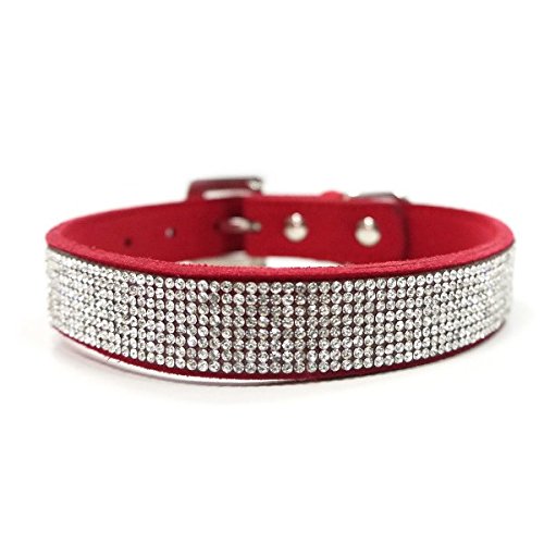 DOGOPet Fashions VIP Bling Collar - Red/Medium