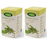Pack 2 x Artemisbio Hierba Luisa Eco 20 filtros (40 bolsitas) | Infusión ecológica aromática sin teína | Sabor cítrico y suave, ideal después de las comidas y antes de dormir
