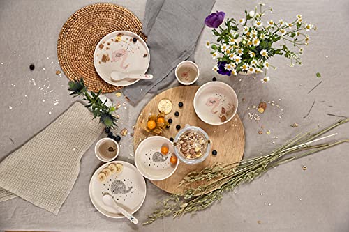 LÄSSIG Kinder Teller ohne Melamin, BPA-frei, für Spülmaschine und Mikrowelle/Plate Little Water Whale