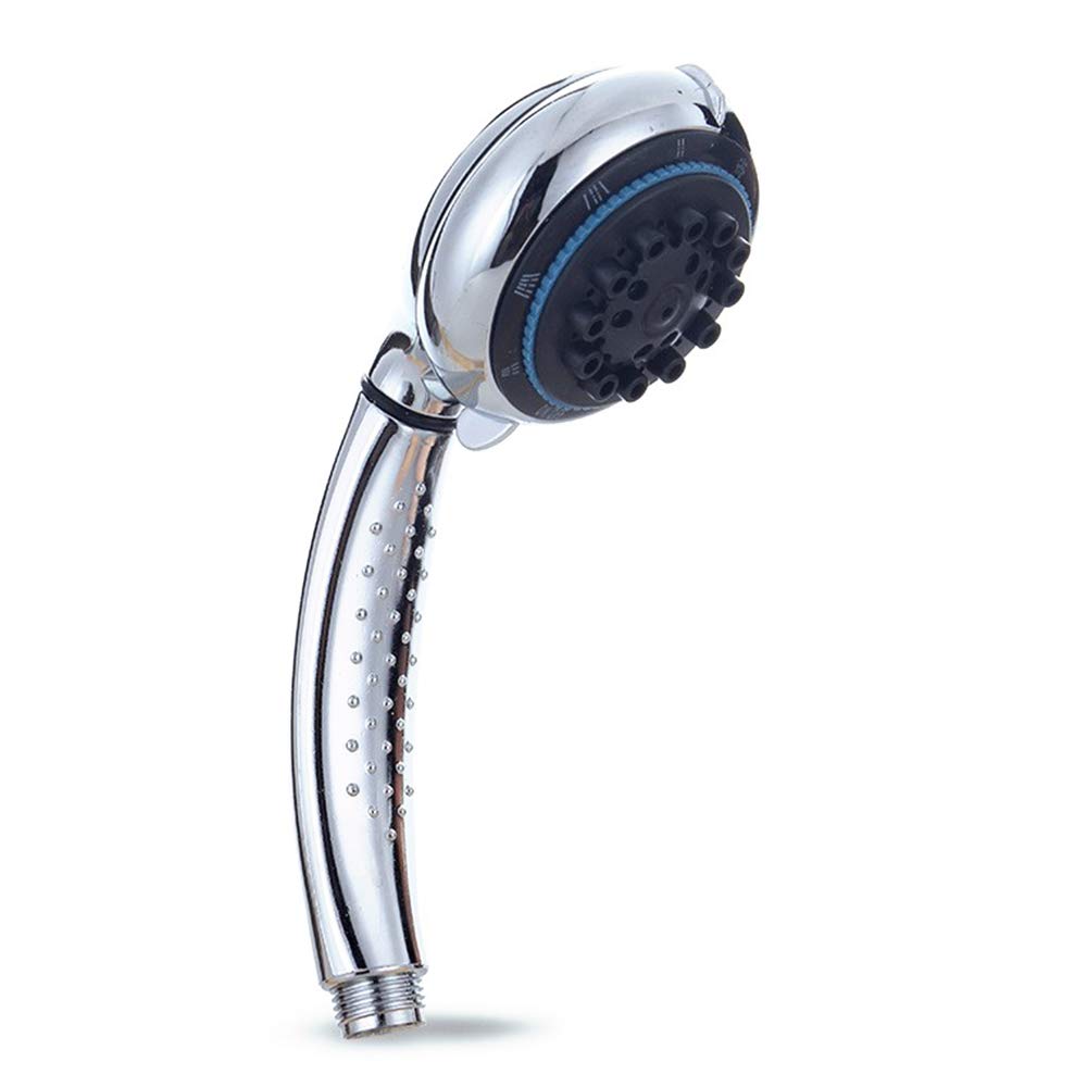 Pommeau de douche luxe haute efficacité en ABS chrome avec jet arroseur réglable