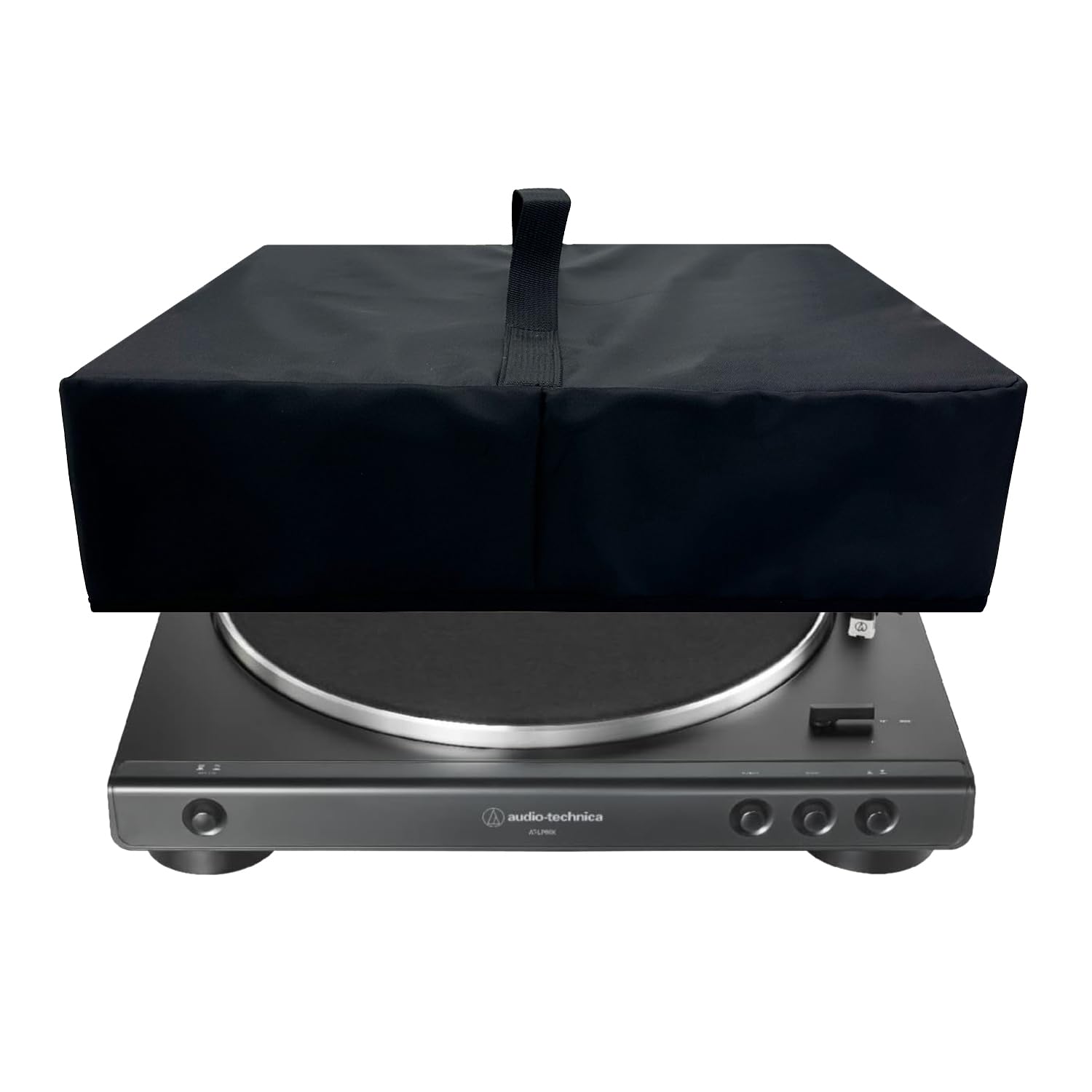 KOSTOO Turntable Dust Cover Protective Cover Record Player Case Sleeve Compatible with Audio-Technica LP60XBTBK/LPW50BTRW/AT-LP60X-BK/AT-LP3XBT-BK Belt-Drive Turntable
