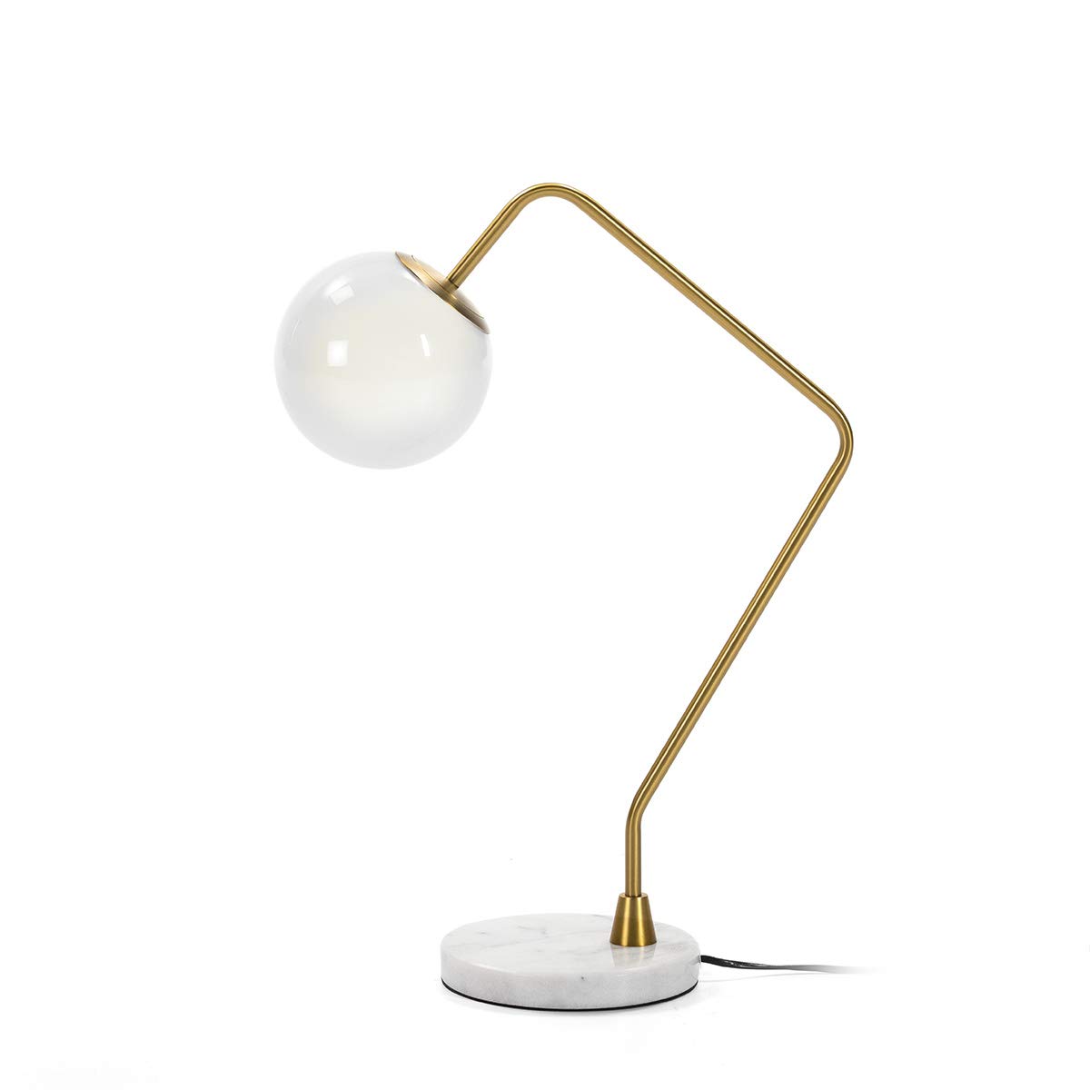 Lampe de table en cristal blanc pour éclairer un coin sombre avec style