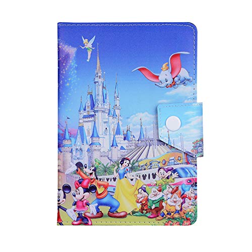 Disney Stand Up Cover 7 7" 8 8" 9.7 9.7" 10.1 inch Tablet Case For Kids Boys & Girls (Universal 10" (10.1" Inch), Disney Family Castle)
